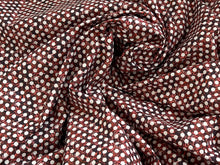 Load image into Gallery viewer, #1921 Modern Dots Digital Printed Italian 100% Cotton Shirting Remnant 2x available