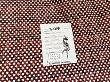 Load image into Gallery viewer, #1921 Modern Dots Digital Printed Italian 100% Cotton Shirting Remnant 2x available