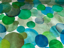 Load image into Gallery viewer, #1762 Aqua &amp; Green Italian 100% Cotton Remnants