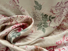 Load image into Gallery viewer, #1771 Botanical on Champagne printed 100% Viscose Remnants