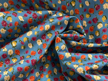 Load image into Gallery viewer, #1775  Rose Garden Italian 97% Cotton 3% Elastane Remnants