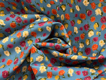 Load image into Gallery viewer, #1775  Rose Garden Italian 97% Cotton 3% Elastane Remnants