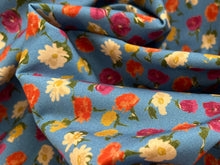 Load image into Gallery viewer, #1775  Rose Garden Italian 97% Cotton 3% Elastane Remnants