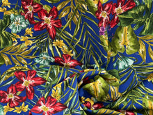 Load image into Gallery viewer, #1774  Tropical Forest printed 100% Viscose Remnant