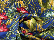 Load image into Gallery viewer, #1774  Tropical Forest printed 100% Viscose Remnant