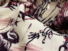 Load image into Gallery viewer, #.   Wetlands printed 100% Italian Cotton Suiting Remnants