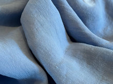 Load image into Gallery viewer, Azure Blue Lightweight 100% Linen.   1/4 Metre Price