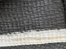 Load image into Gallery viewer, #.  Charcoal Textured Matelasse Italian Coating 100% Cotton Remnants