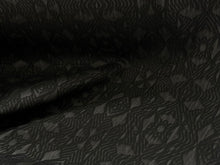 Load image into Gallery viewer, #.  Charcoal Matelasse Italian Coating 100% Cotton Remnants