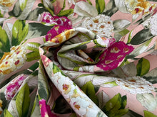 Load image into Gallery viewer, Designer Pink Abstract Hydrangea Floral 100% Cotton.       1/4 Metre Price