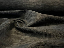 Load image into Gallery viewer, #1552  Black 100% Polyester Issey Crinkle Remnants