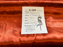 Load image into Gallery viewer, #1562 Rust Orange 100% Viscose Satin Lining Remnant