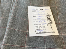 Load image into Gallery viewer, #1569 Flecks of Grey 100% Wool Check Suiting Remnants