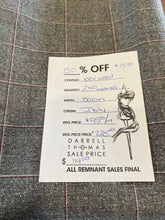 Load image into Gallery viewer, #1570 Flecks of Grey 100% Wool Check Suiting Remnant