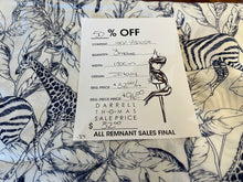 Load image into Gallery viewer, #1765 Blue Safari printed 100% Viscose Voile Remnant