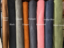 Load image into Gallery viewer, Twilight Blue/Grey Wide Wale Corduroy 98% Cotton 2% Spandex.    1/4 Metre Price