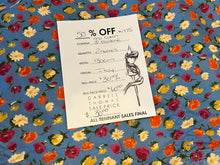 Load image into Gallery viewer, #1775  Rose Garden Italian 97% Cotton 3% Elastane Remnants