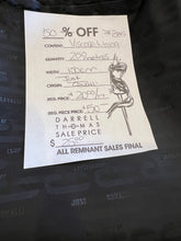 Load image into Gallery viewer, #1585 Designer Black JC Jacquard 100% Viscose Lining Remnant