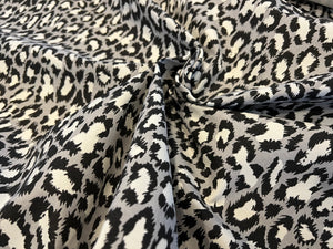 Designer Black Spotted Cat 100% Cotton 15,000 DR 75% off!! 1/4 Metre Price