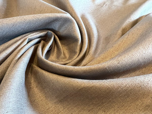 #1062 Light Grey 100% Raw Silk Suiting Remnant