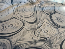 Load image into Gallery viewer, #1063 Grey Designer Tree Swirl 100% Linen Remnant