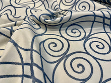 Load image into Gallery viewer, Baby Blue Classic Swirl 64% Rayon 36% Polyester  30,000 DR   1/4 Meter Price
