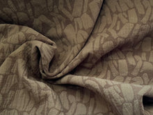 Load image into Gallery viewer, Weston Olive Green Abstract Jacquard Blend    1/4 Metre Price
