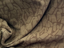 Load image into Gallery viewer, Weston Olive Green Abstract Jacquard Blend    1/4 Metre Price