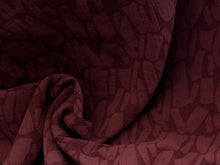 Load image into Gallery viewer, Weston Merlot Abstract Jacquard Blend    1/4 Metre Price