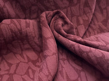 Load image into Gallery viewer, Weston Merlot Abstract Jacquard Blend    1/4 Metre Price