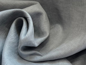 Dove Blue 100% Linen     1/4 Meter Price