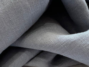Dove Blue 100% Linen     1/4 Meter Price