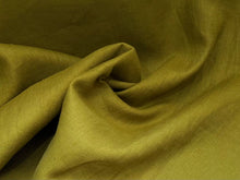 Load image into Gallery viewer, Pesto Green 100% Linen     1/4 Meter Price