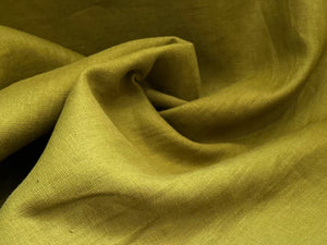 Pesto Green 100% Linen     1/4 Meter Price