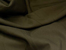 Load image into Gallery viewer, Pine Green Lightweight Ponte di Roma Knit 65% Viscose 30% Nylon 5% Spandex.  1/4 Meter Price