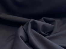 Load image into Gallery viewer, Navy Blue Lightweight Ponte di Roma Knit 65% Viscose 30% Nylon 5% Spandex.  1/4 Meter Price