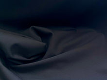 Load image into Gallery viewer, Navy Blue Lightweight Ponte di Roma Knit 65% Viscose 30% Nylon 5% Spandex.  1/4 Meter Price