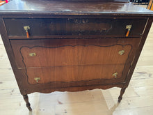 Load image into Gallery viewer, Antique Wood Dresser with Mirror