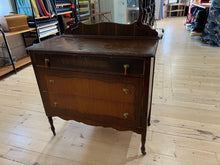 Load image into Gallery viewer, Antique Wood Dresser with Mirror