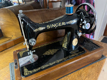 Load image into Gallery viewer, Vintage Singer 99 Hand Crank Sewing Machine and Cover
