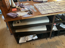 Load image into Gallery viewer, Cutting Table with three base Cabinets