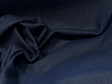 Load image into Gallery viewer, Blue &amp; Yellow Shot  80% Cotton 18% Polyester 2% Spandex Denim.     1/4 Metre Price