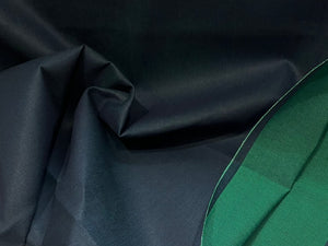 Blue & Green Shot  80% Cotton 18% Polyester 2% Spandex Denim.     1/4 Metre Price