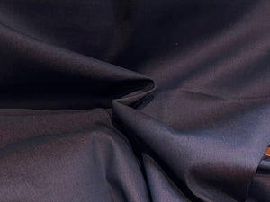 Blue & Orange Shot  80% Cotton 18% Polyester 2% Spandex Denim.     1/4 Metre Price