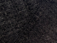 Load image into Gallery viewer, Black Shimmer Couture Tweed 100% Polyester
