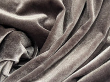 Load image into Gallery viewer, Sensuous Silver Stretch Velvet 94% Polyester 6% Spandex     1/4 Meter Price