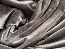 Load image into Gallery viewer, Sensuous Silver Stretch Velvet 94% Polyester 6% Spandex     1/4 Meter Price