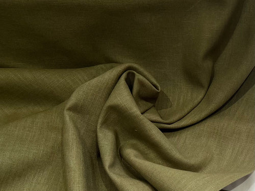 Scotland Green 100% Linen     1/4 Meter Price