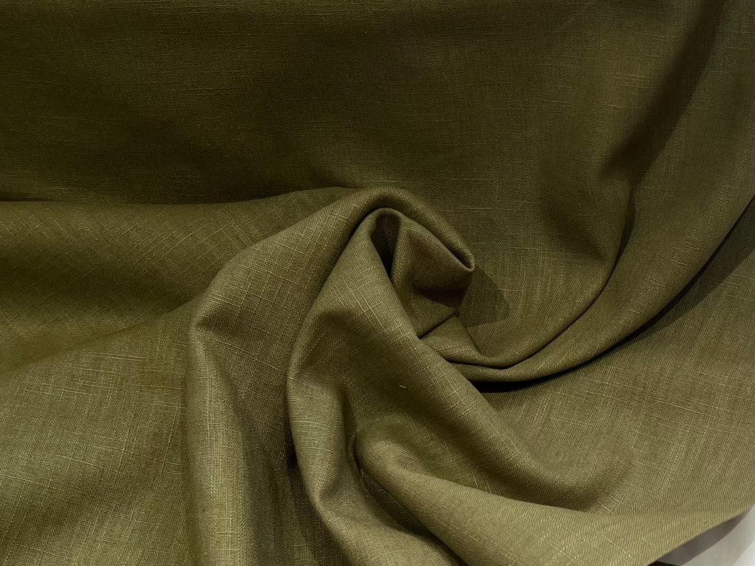 Scotland Green 100% Linen     1/4 Meter Price