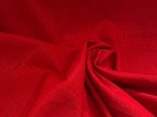 Load image into Gallery viewer, Canadian Red 100% Linen     1/4 Meter Price